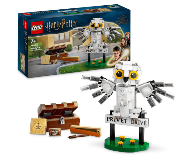 LEGO Harry Potter 76425 Hedwiga z wizytą na ul. Privet Drive 4 - 1220619 - zdjęcie 2